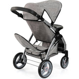 Bayer Design Dolls: Twin Star Stroller - Grey