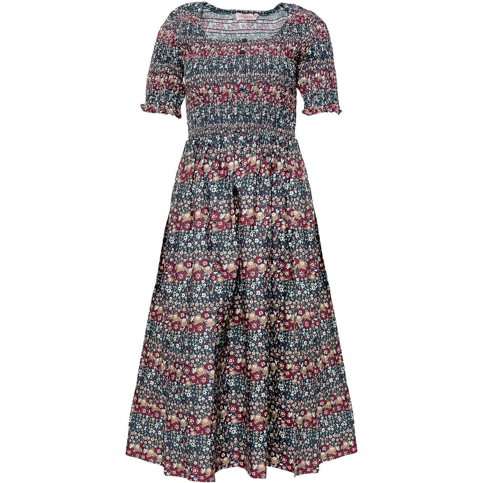 Parker Dress in Dusk Floral Medley
