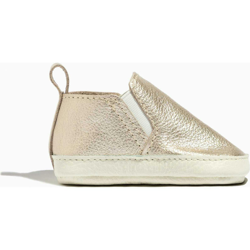 Platinum Slip On Baby Shoe