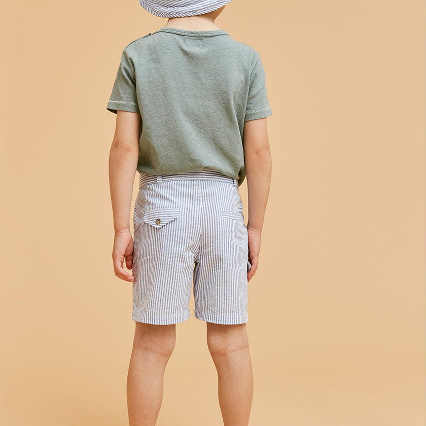 Cargo Seersucker Shorts