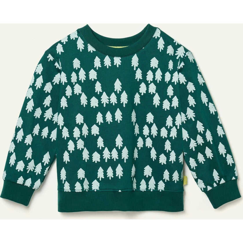 Recycled Cotton Snowy Pine Sweatshirt