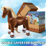 Model Y® Horse Ride-On Toy Age 4–7 – Brown