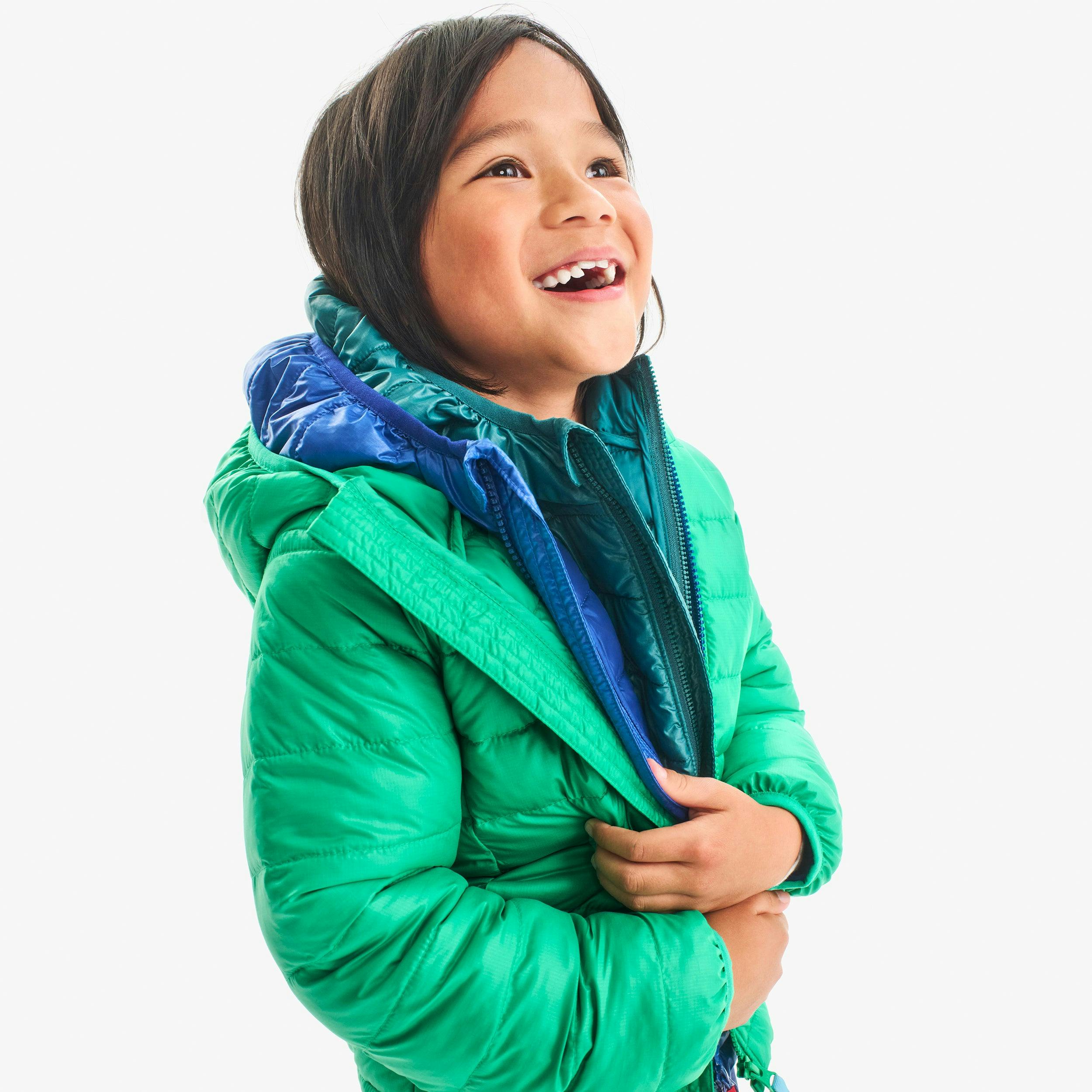 Kids lightweight puffer jacket