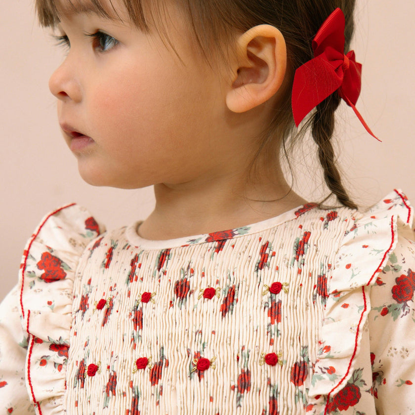 Anastasia Christmas Smocked Dress