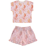 Light Weight French Terry Lounge Set Girls, Mermaid