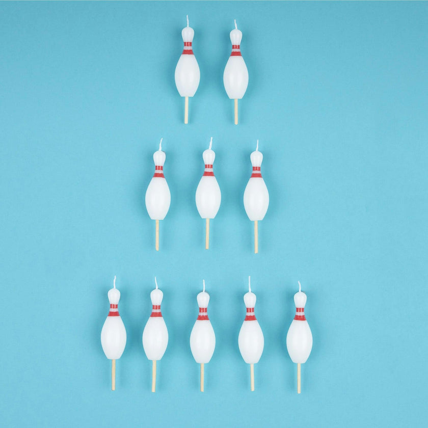 Bowling Pin Candles