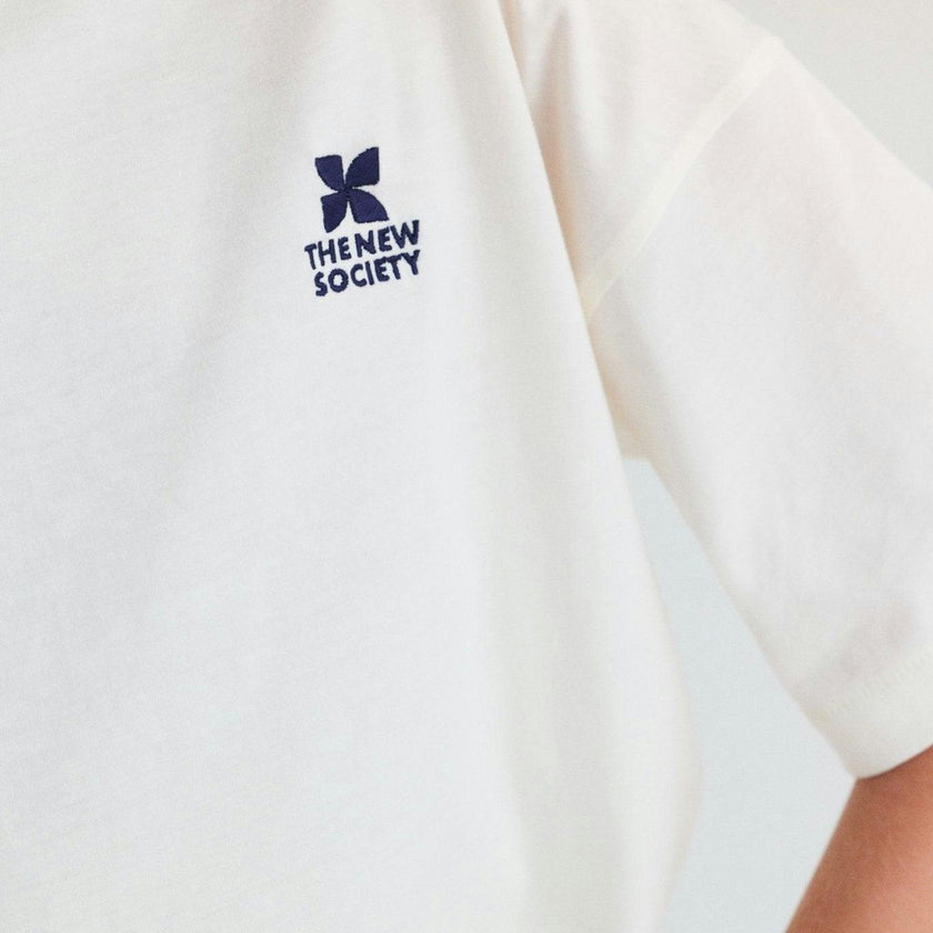 TNS Logo Teen T-Shirt Ecru