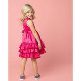 Arabella Frill Satin Party Dress
