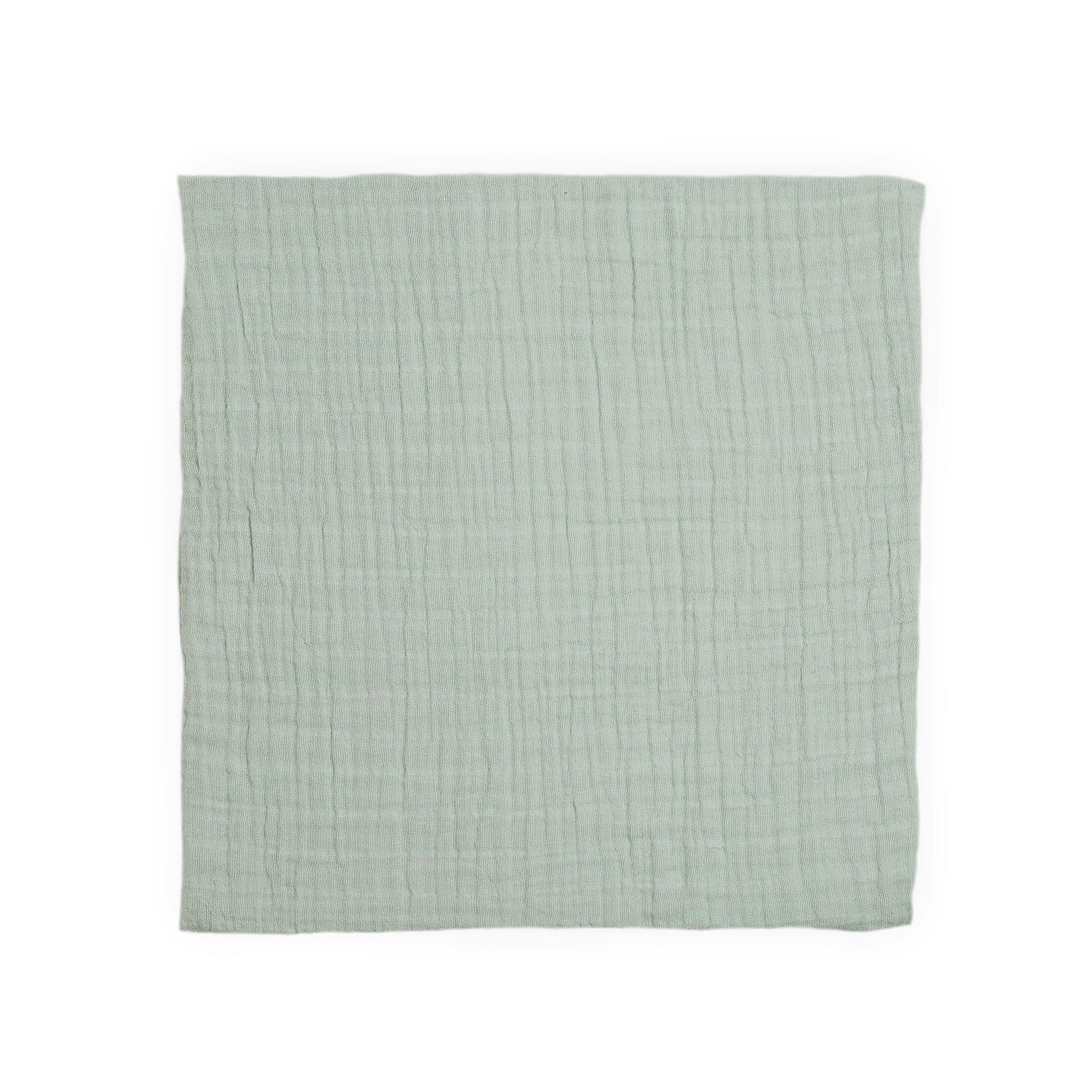 Organic Cotton Muslin Swaddle Blanket - White Sage