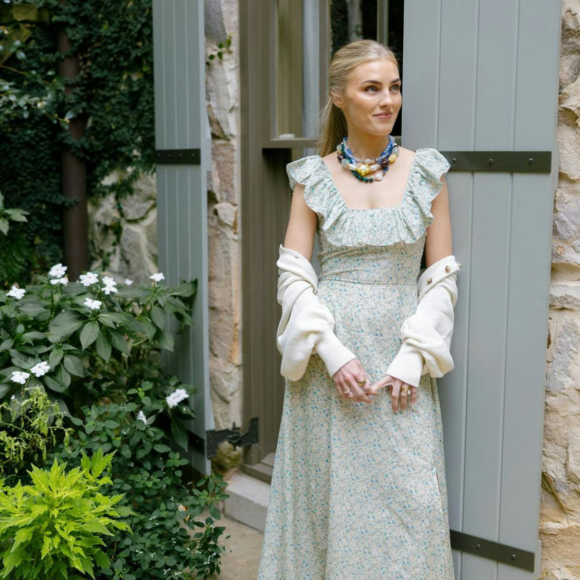Iris Dress in English Garden