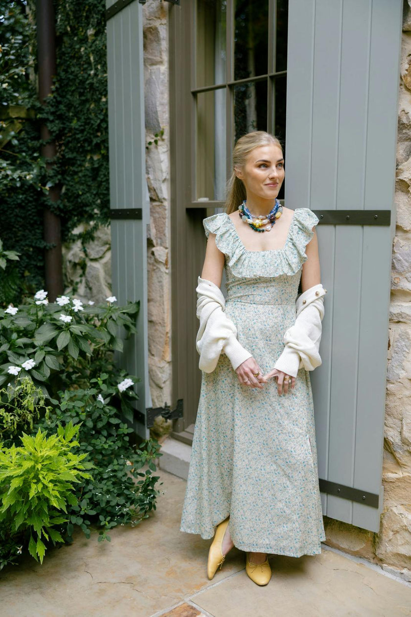 Iris Dress in English Garden