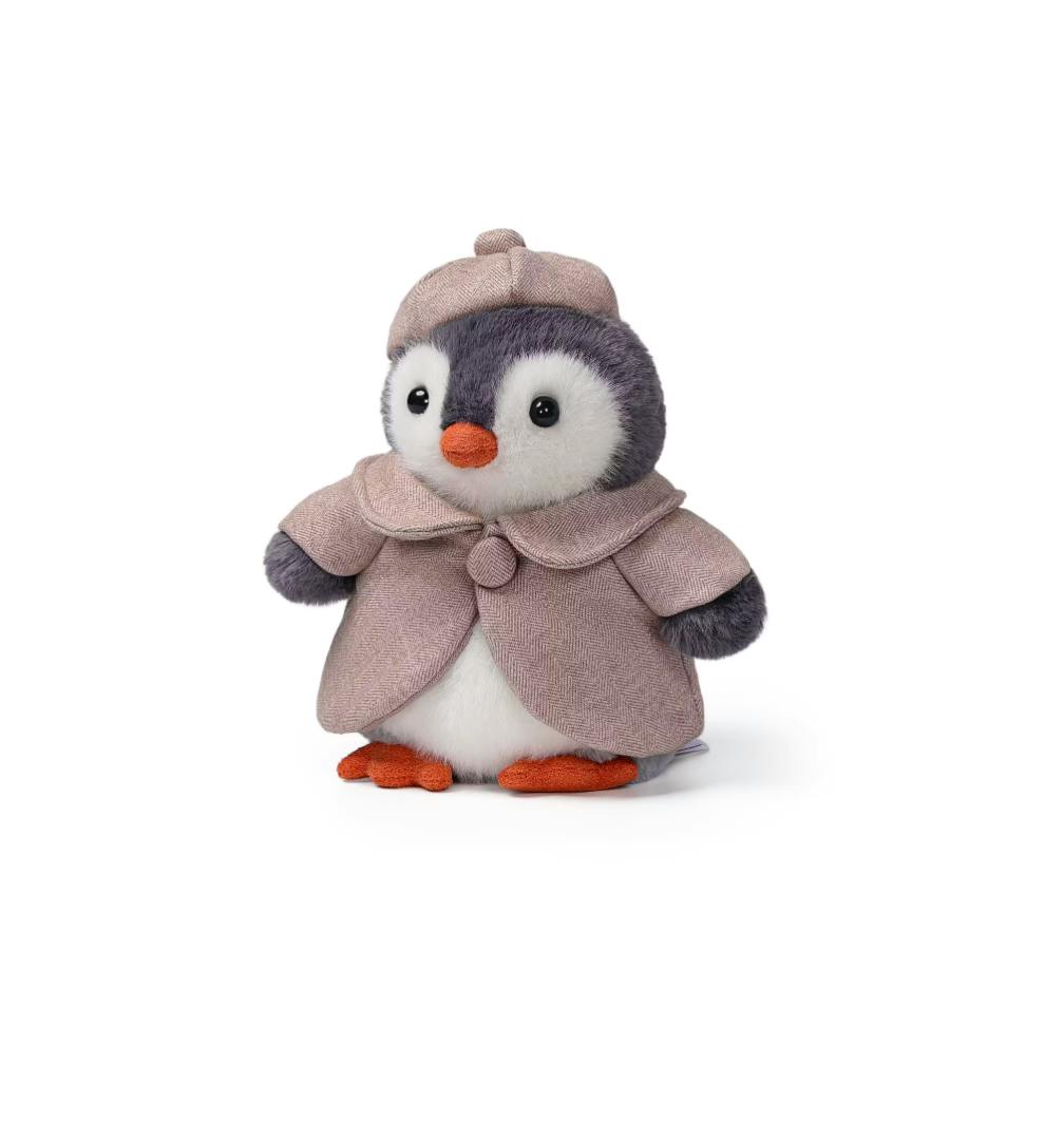 McHugs Stylish Cape Glacier Penguin Weighted Plush 18 cm