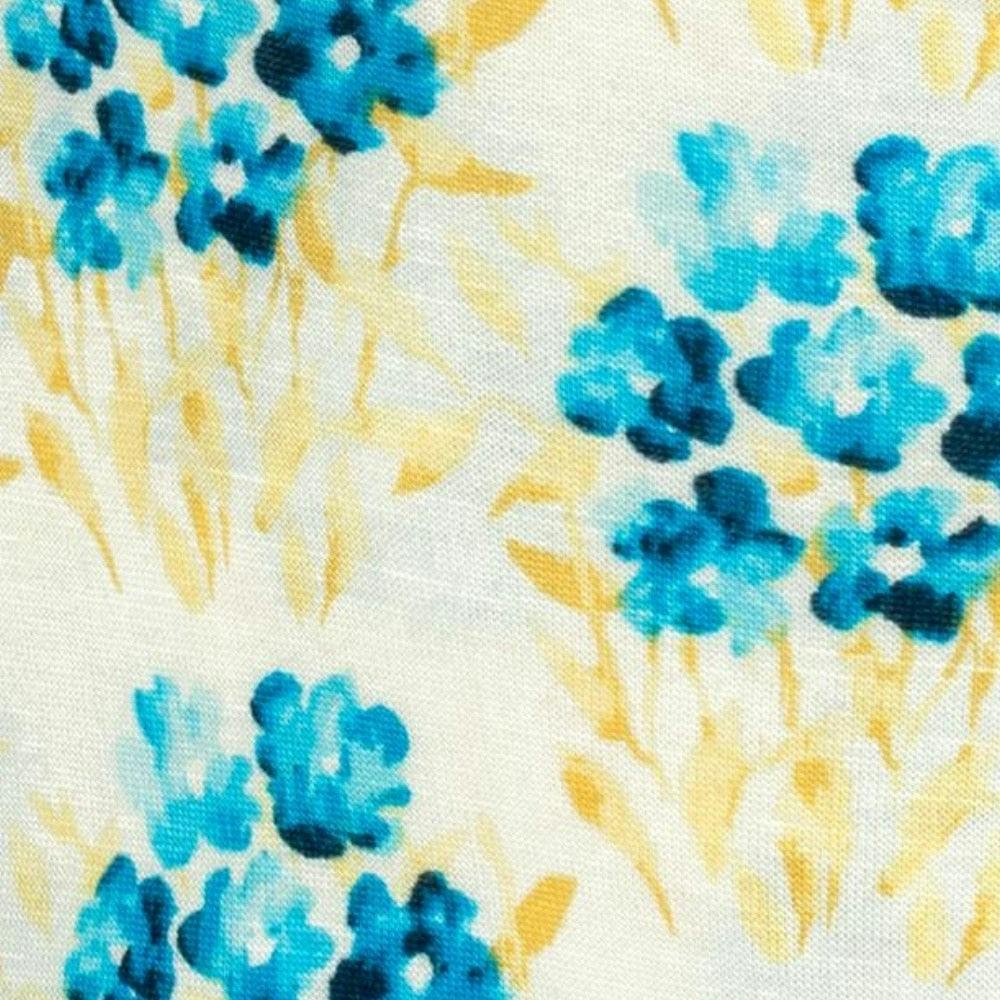 Sky Floral Bamboo Knotted Headband