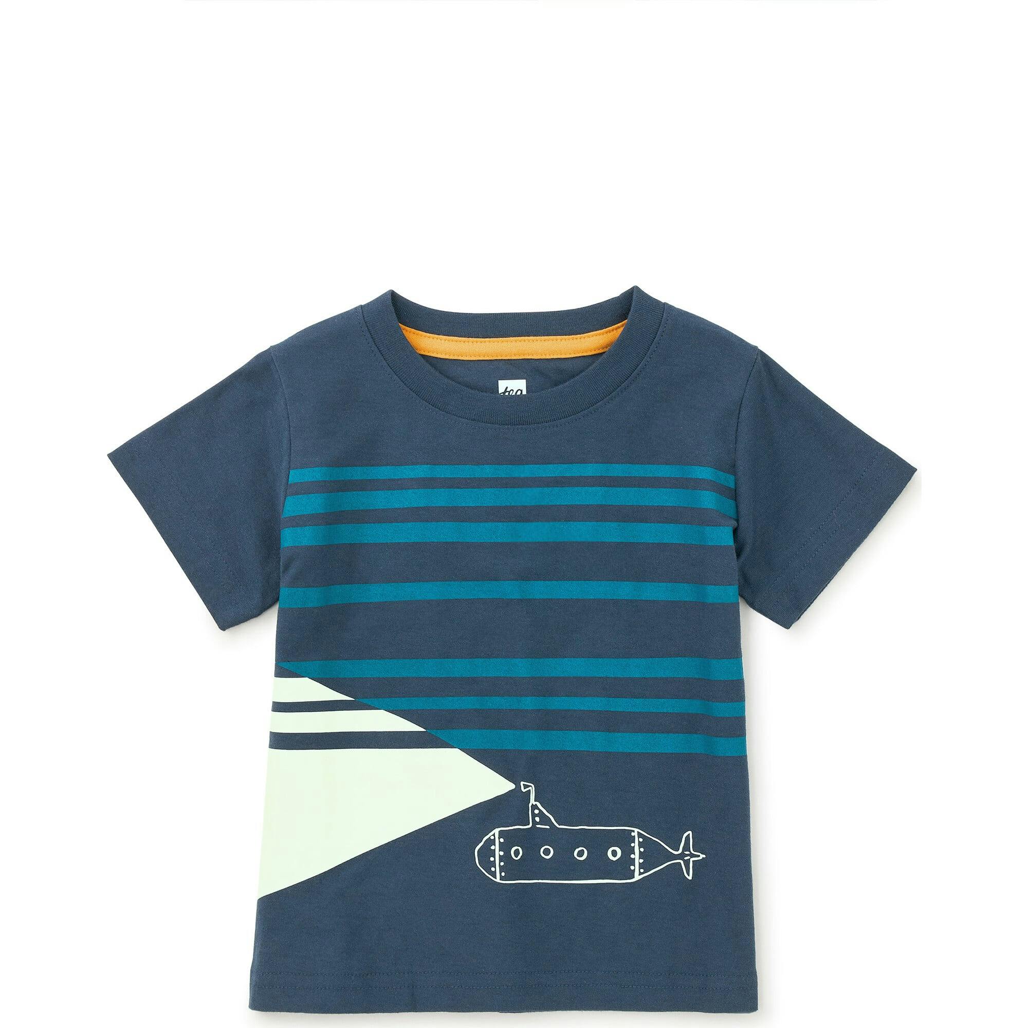 Glow In The Dark Submarine Tee, Blue