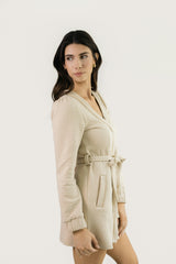 The Frame Robe - Oat