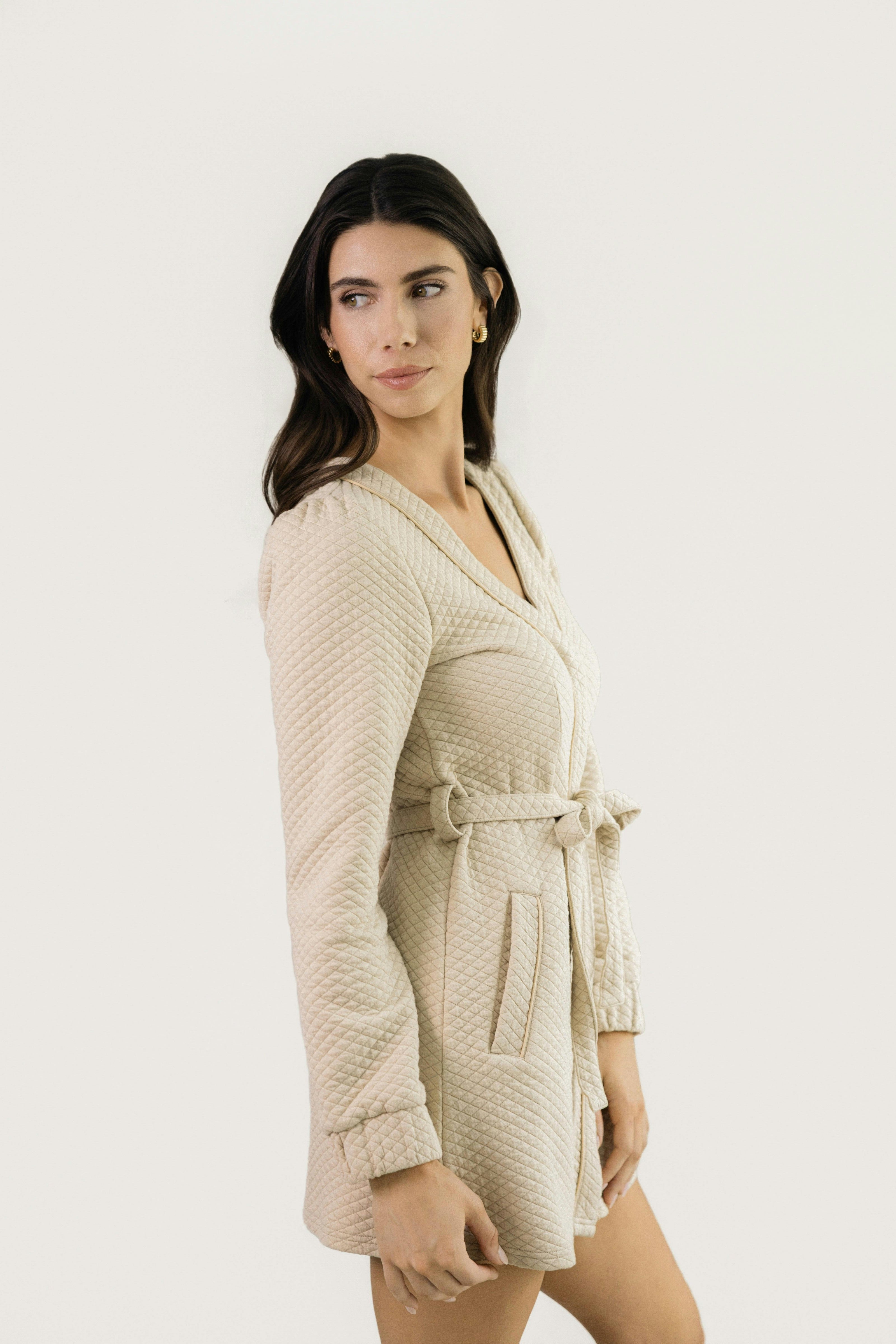 The Frame Robe - Oat