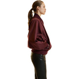 Satin Bomber Jacket