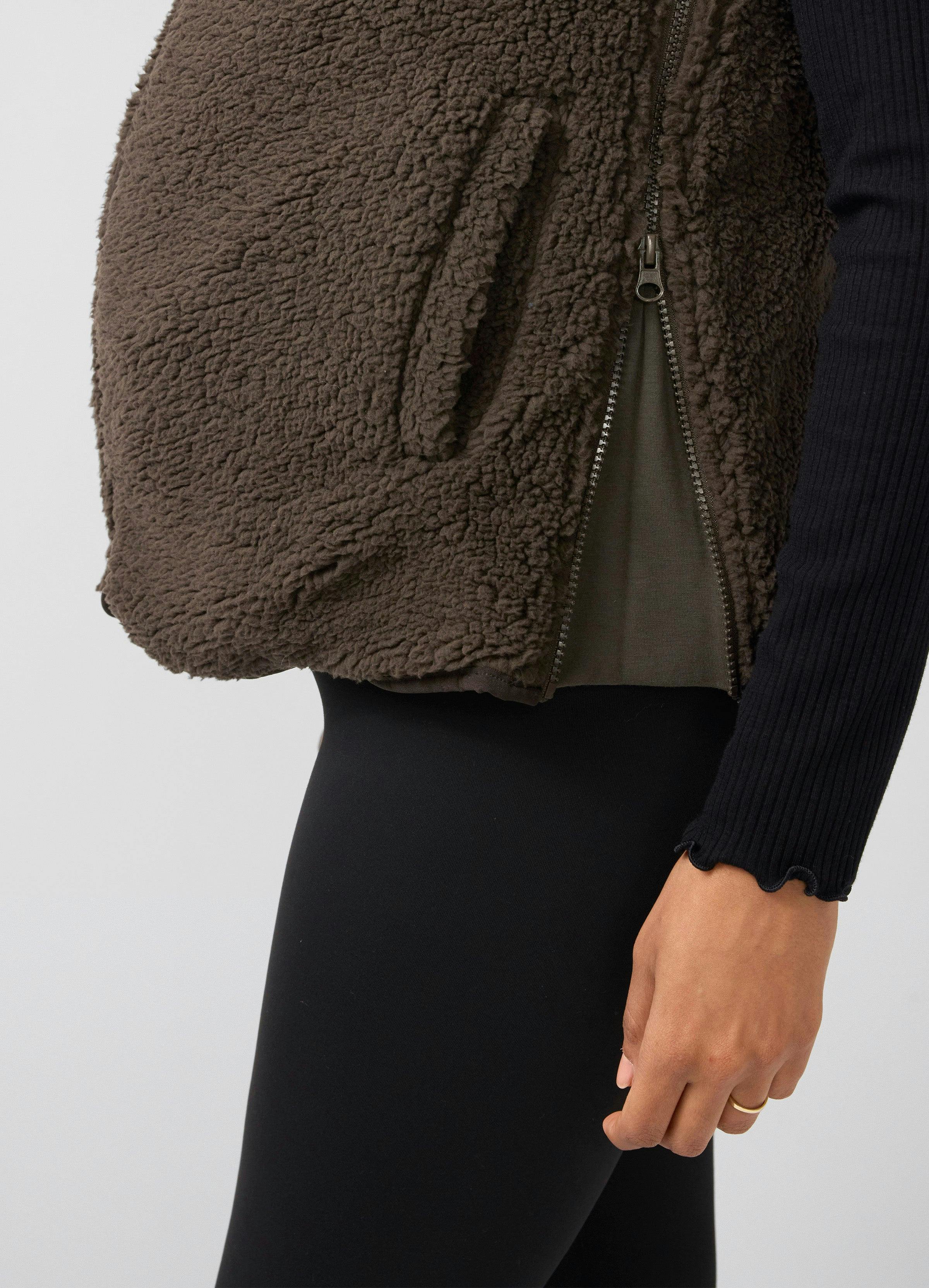 Sherpa Maternity Vest with Baby Carrier Insert