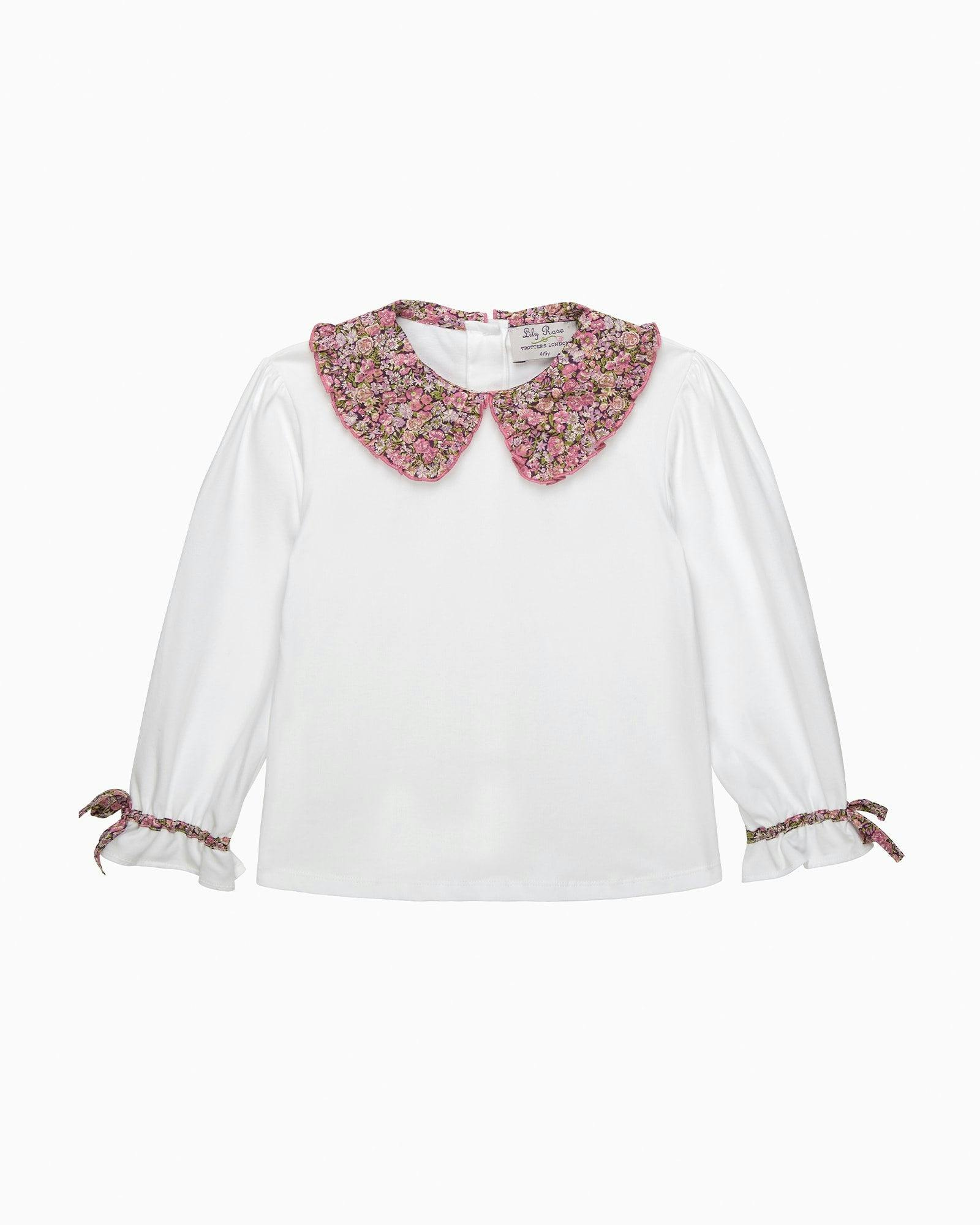 Pie Crust Jersey Top in Chive