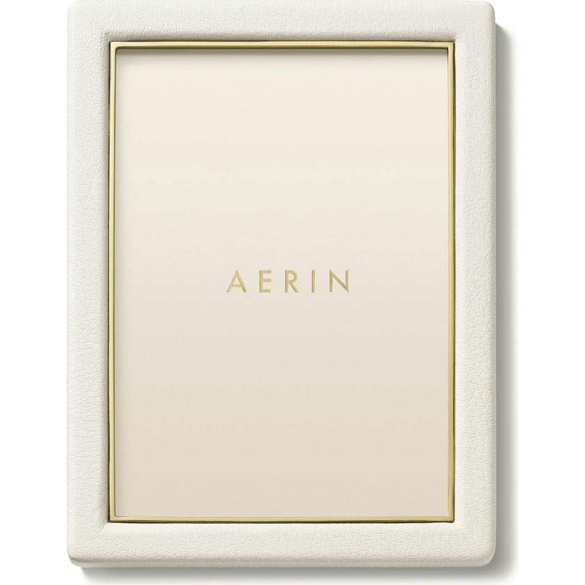 Piero Leather Frame, White