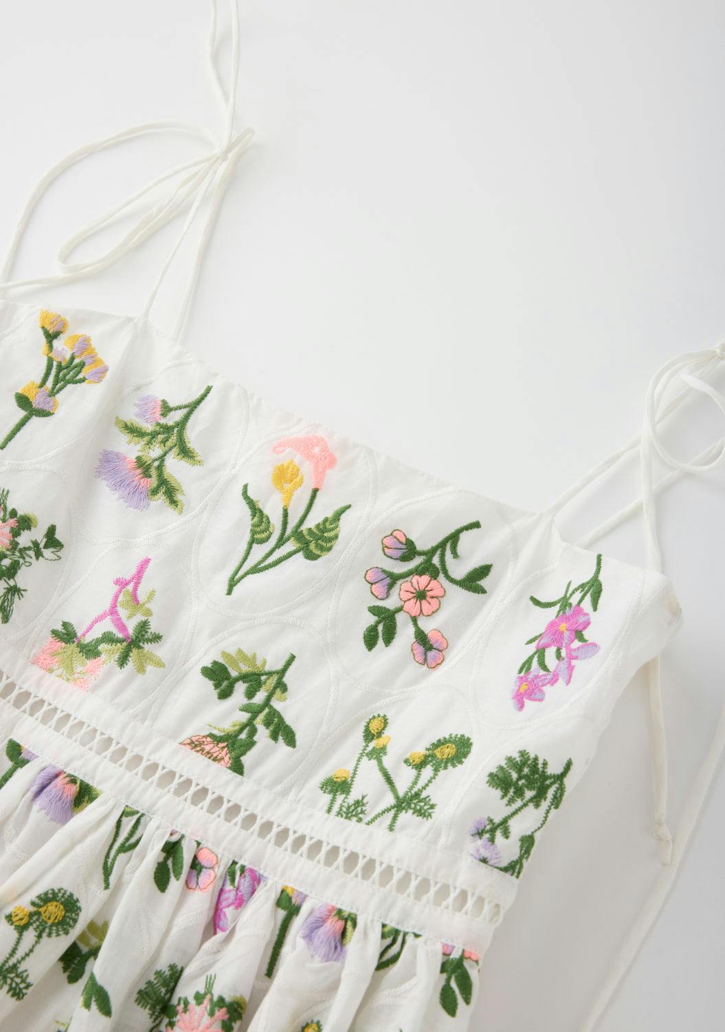 Emely Embroidered Mini Dress