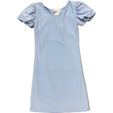 Girls Mesh ShortSleeve Dress, Blue