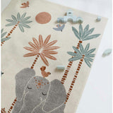 Malena Velvet Graphic Print Rectangular Rug