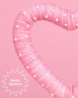 Love & Pearls Treetopper - pink heart treetopper