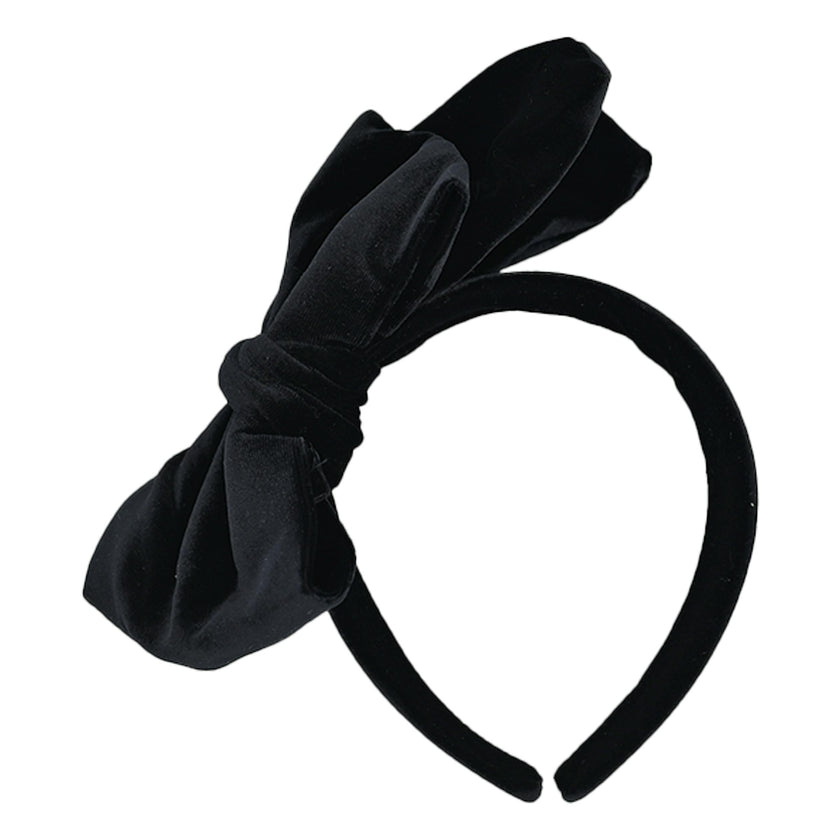 Velvet Bow Headband