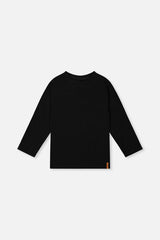 Organic Cotton Long Sleeve T-Shirt Black