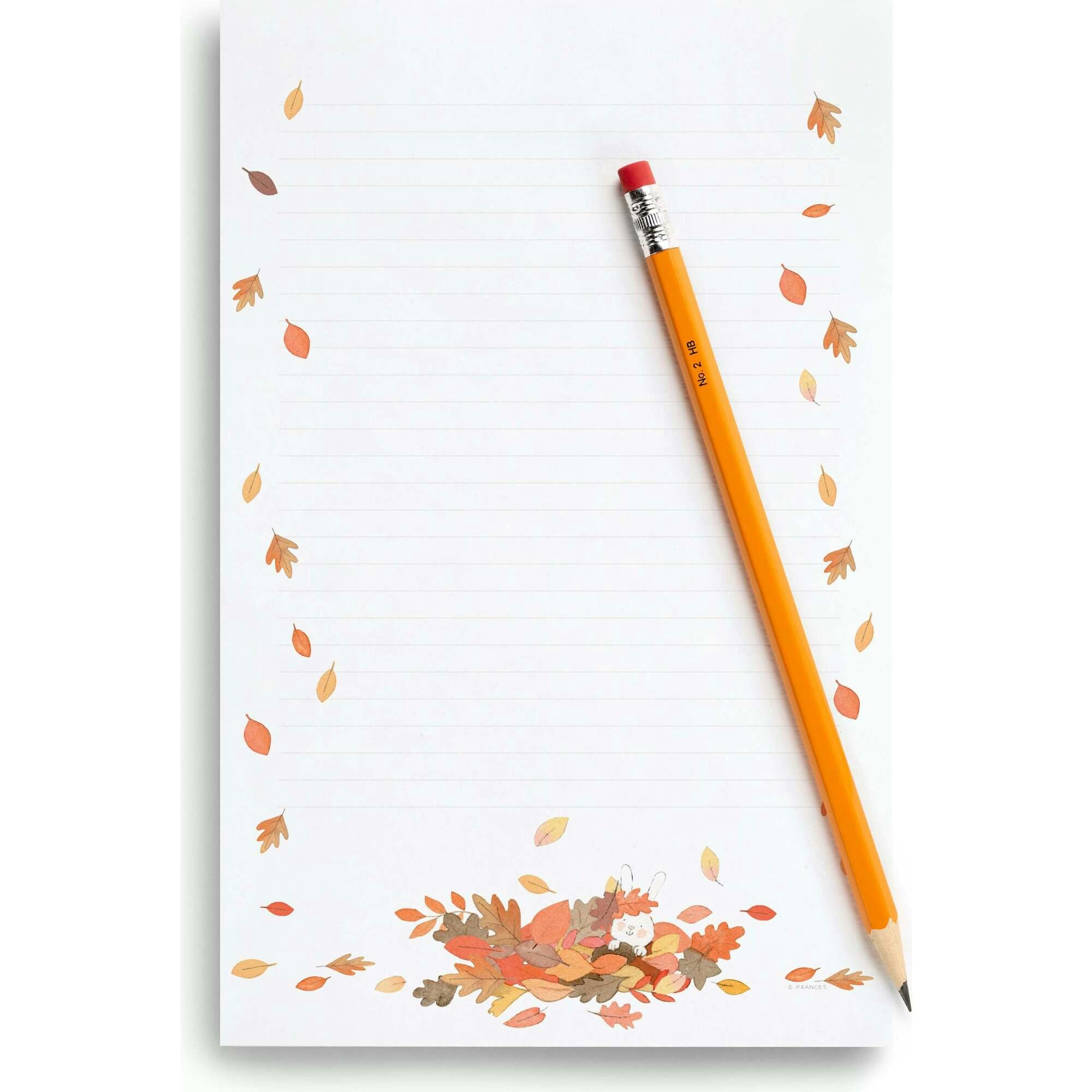 Falling Leaves Notepad