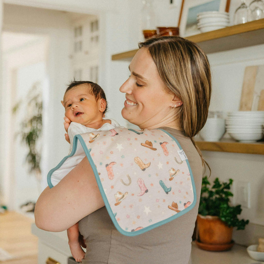 3 Pack Premium Burp Cloths - Cheyenne