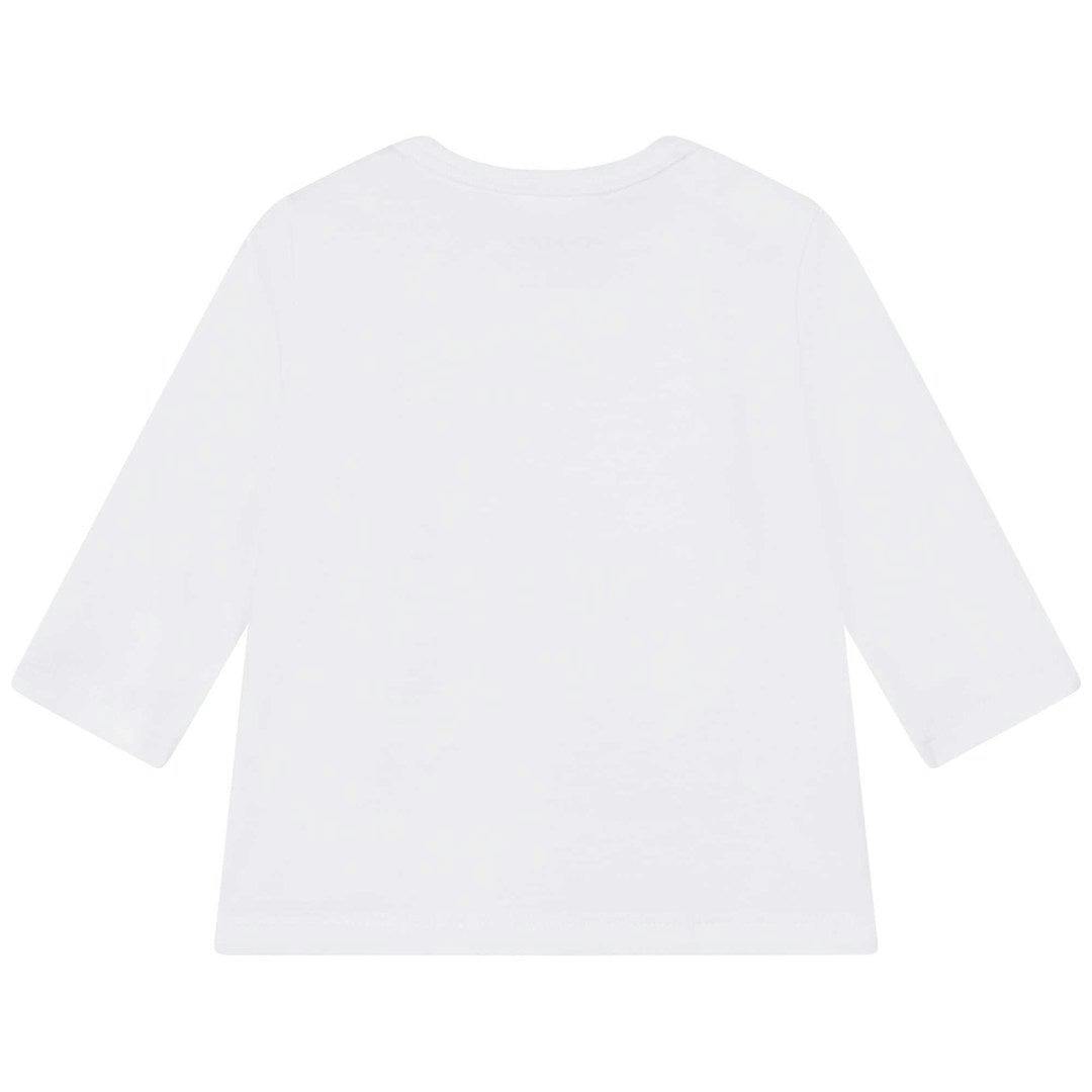 White & Pink T-Shirt + Trouser Set