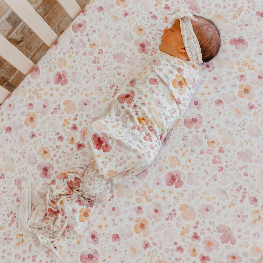 Knit Swaddle Blanket - Diana