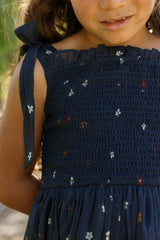 Mini Rayna Dress in Midnight Cascading Floral