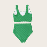 Hamptons Terry Check Two Piece Tank
