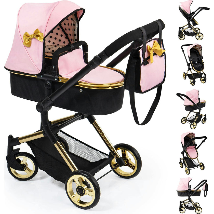 Bayer Design Dolls: Pram Neo Vario - Pink