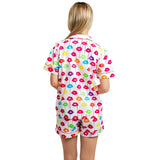 Women's Drawbertson Drippy Lips Short PJ Set