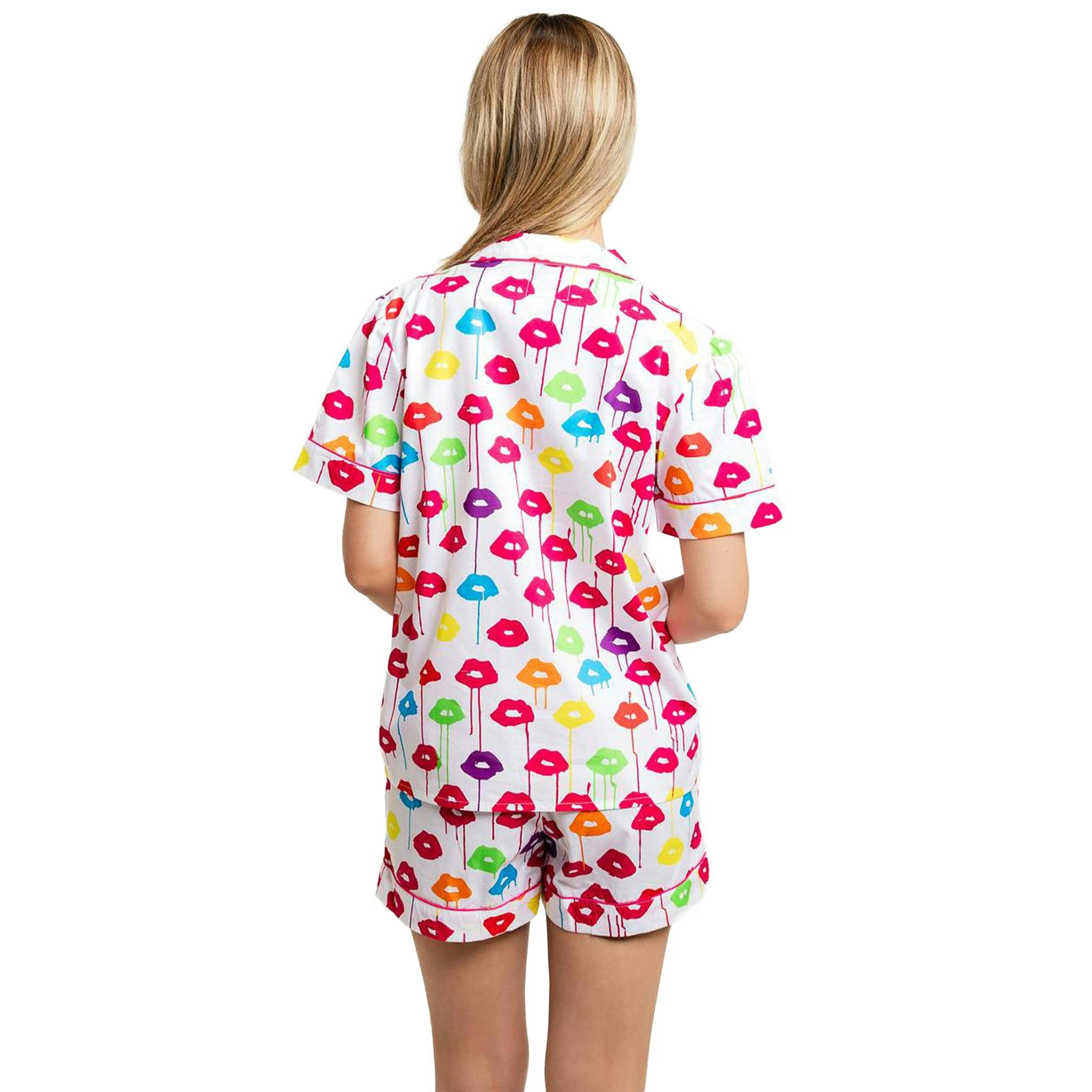 Women's Drawbertson Drippy Lips Short PJ Set