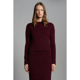 AVA SWEATER | MERLOT