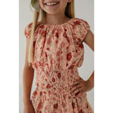 Eyelet Peasant Top