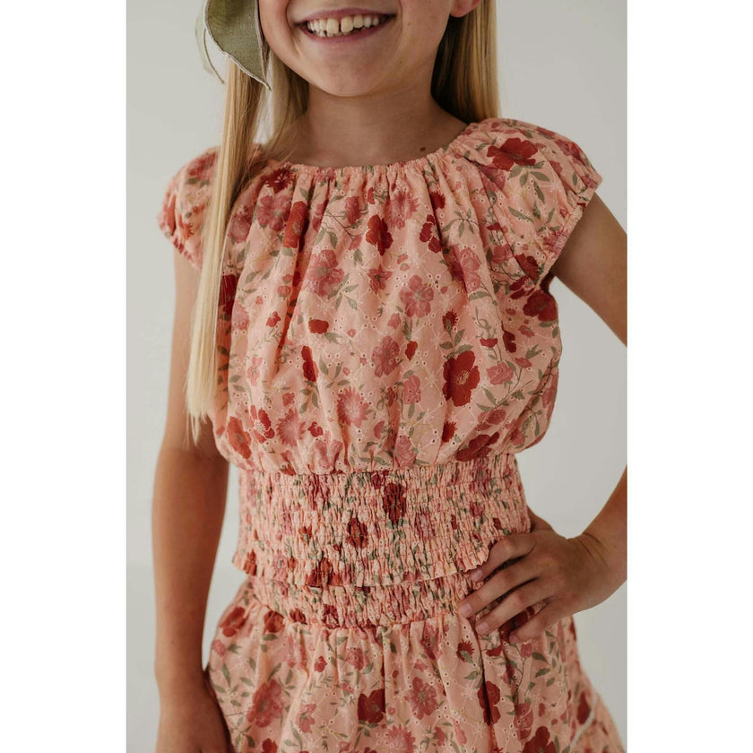 Eyelet Peasant Top