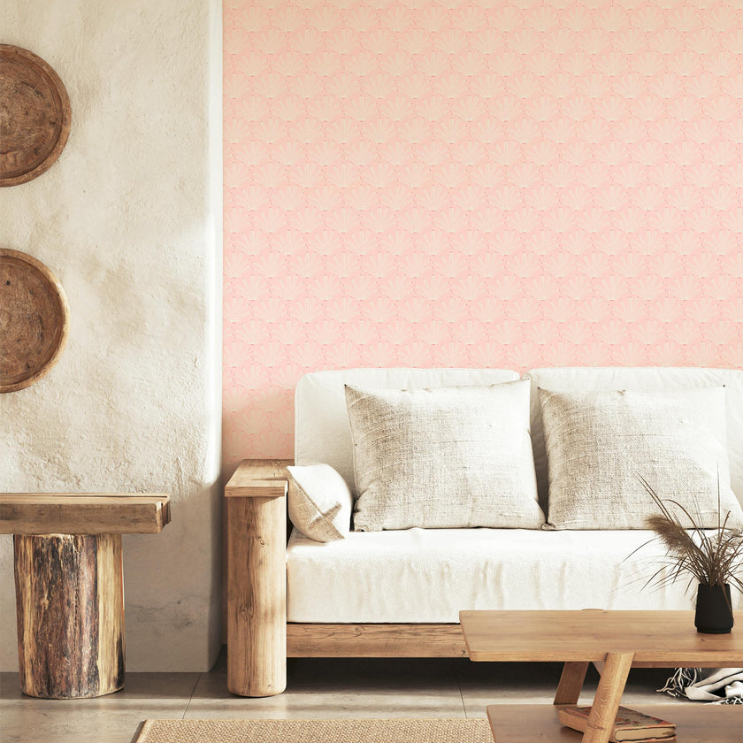 Papier peint MARACAS coloris Rose
