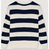 Musa Woman Jumper Summer Midnight Knit Stripes