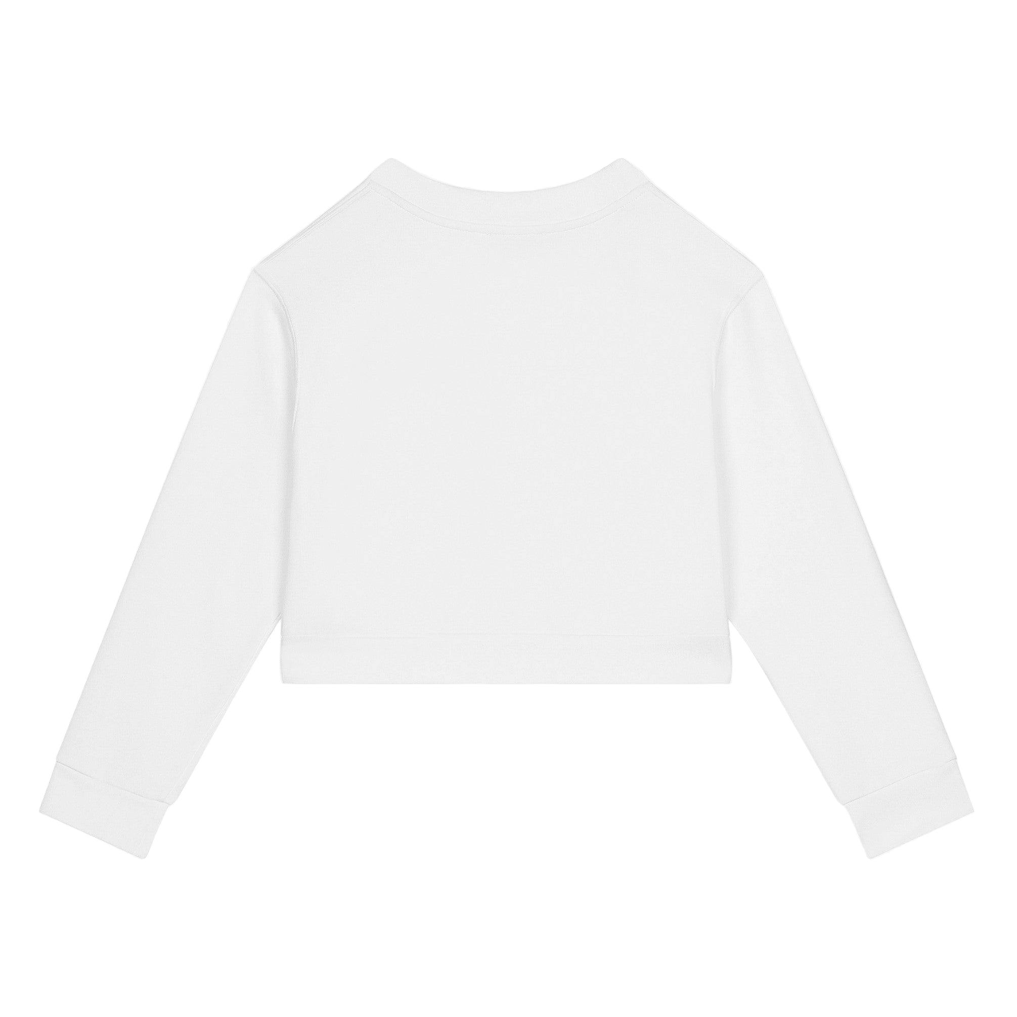 Jersey White Cotton Sweatshirt