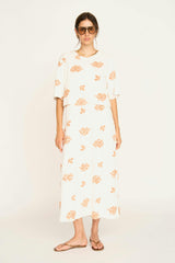 Brisbane Terry Dress in Mesa Fig