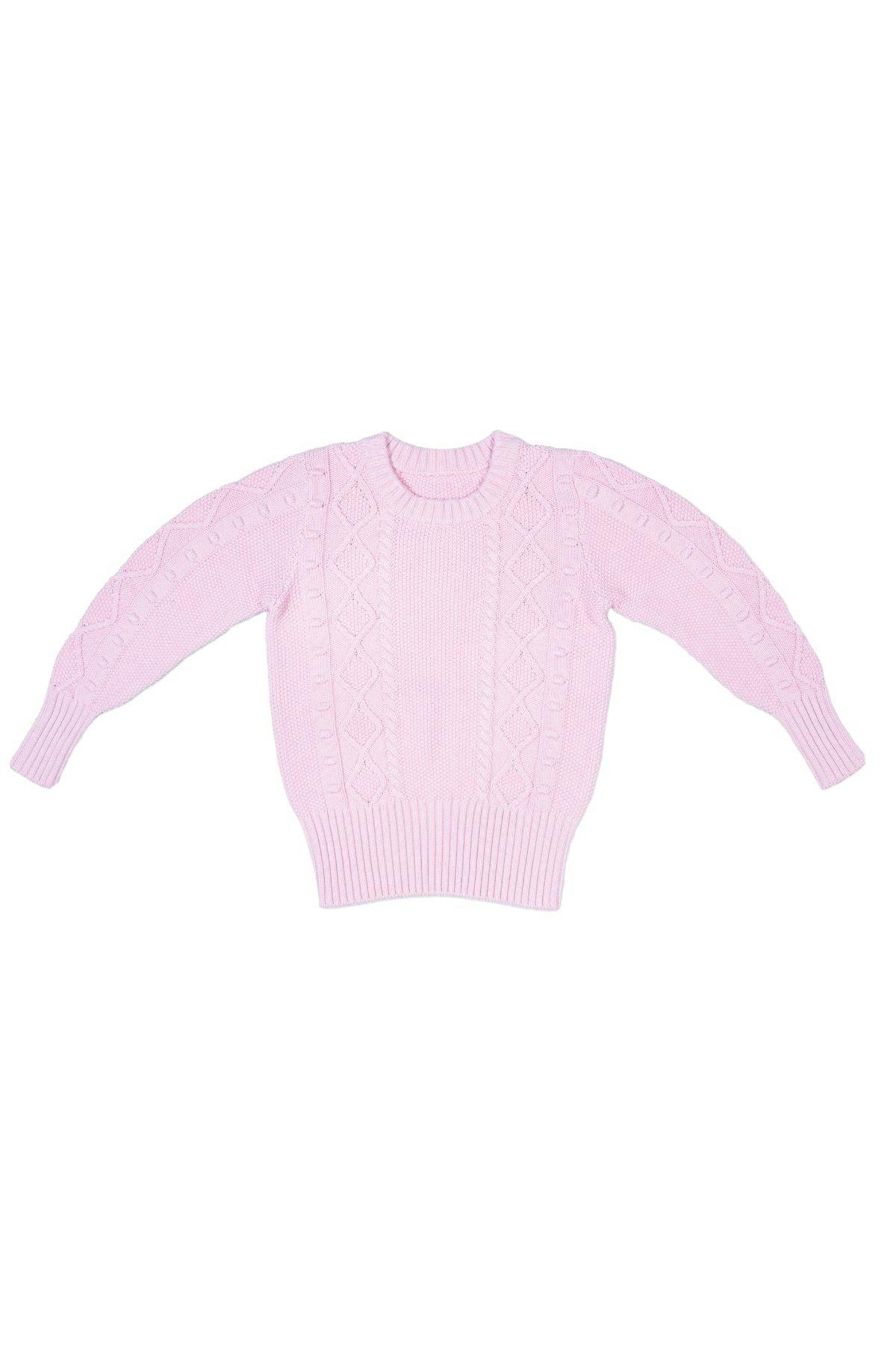 Cable Popcorn Jumper | Bubble Gum