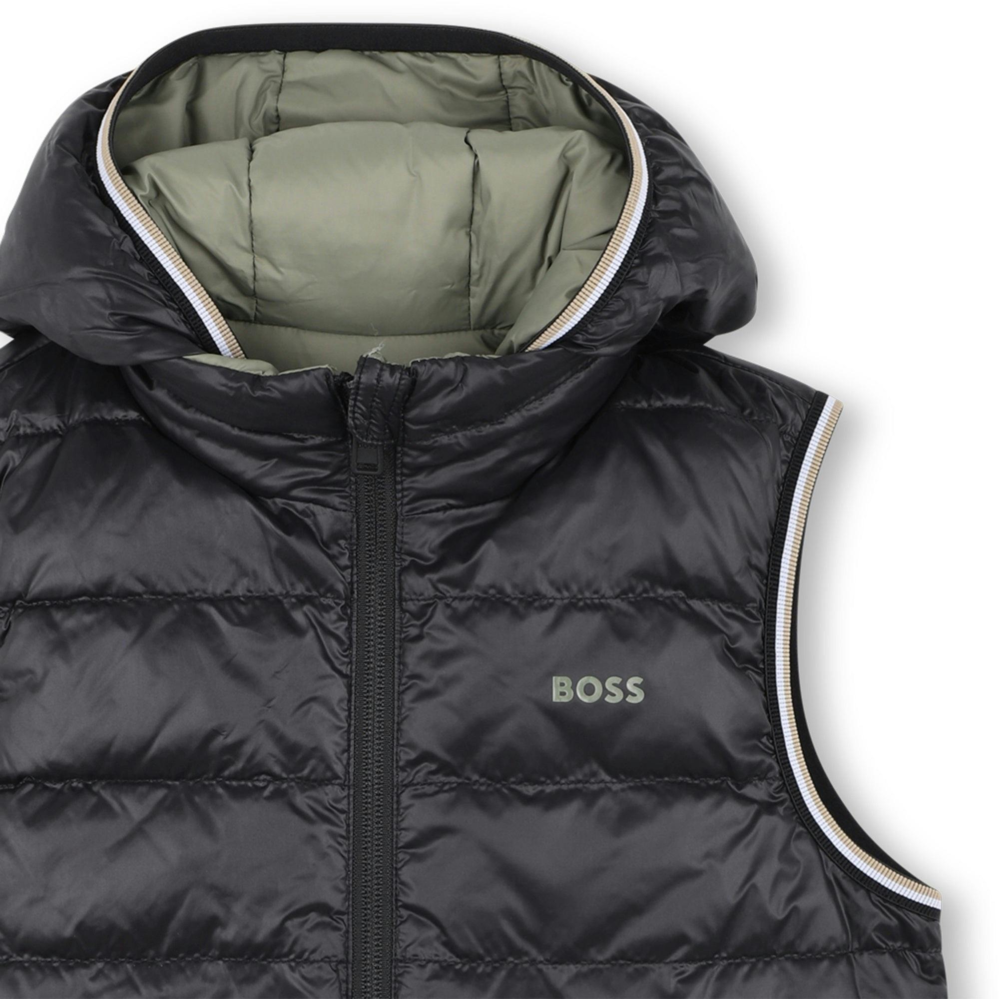 Green Reversible Puffer Jacket