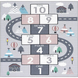Kids Playhouse Pippy Rug, Grey