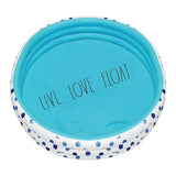 Mini Pool with Indigo Polka Dots